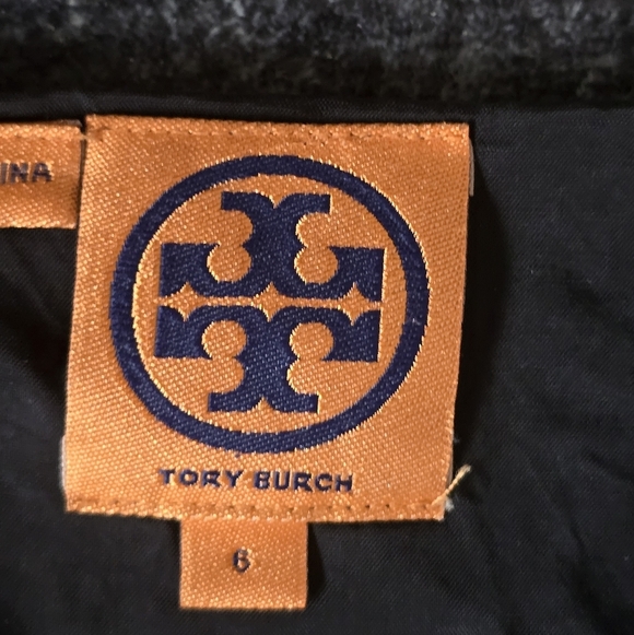 Tory Burch Elegant Black Sleeveless Dress Tea Length Size 6 With Pockets - Picture 10 of 12